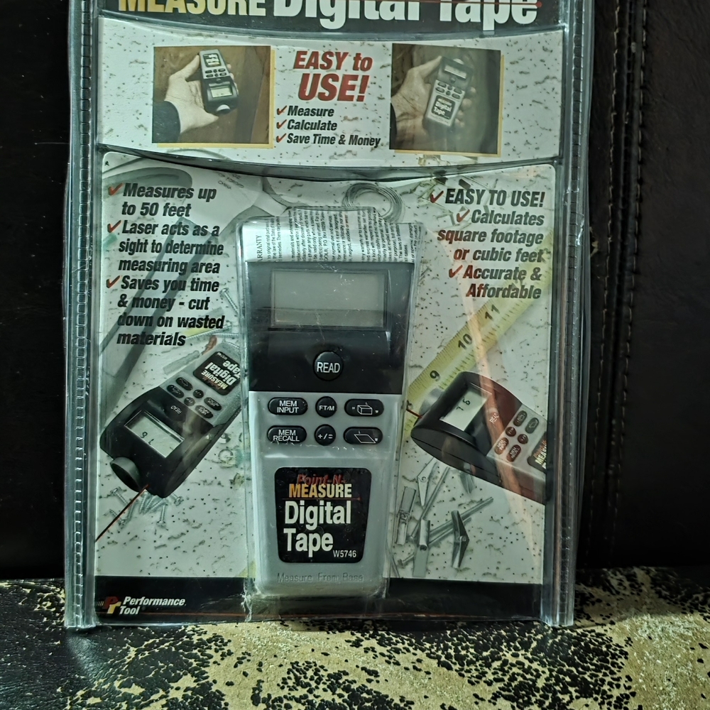 Digital Tape Measure - Black